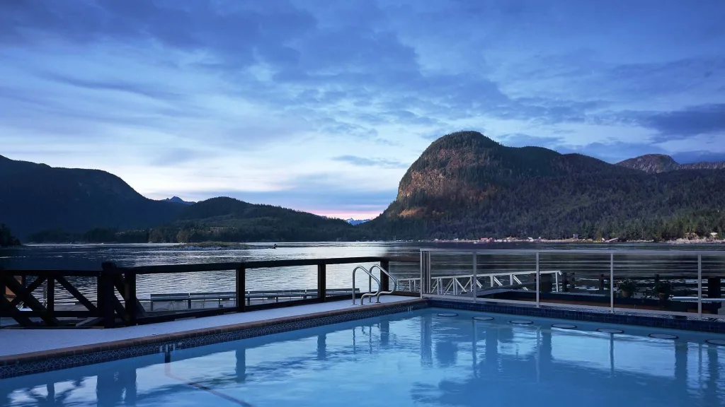 Lesser-Known Wellness Retreat in British Columbia Sonora Resort pool view